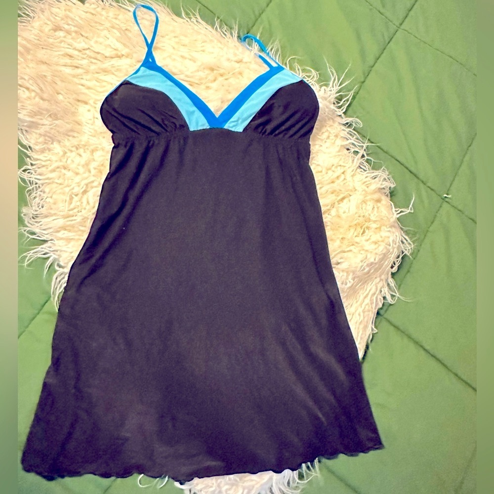 Black sexy nightgown